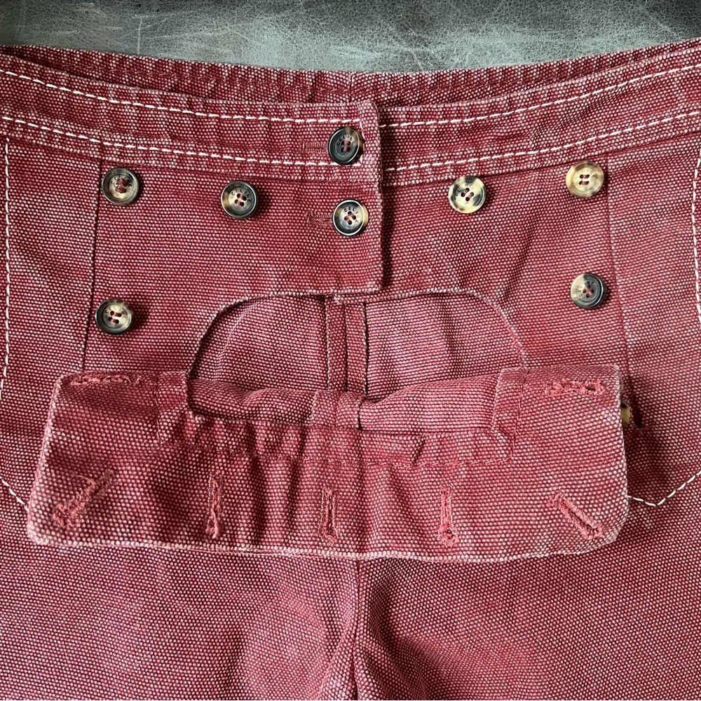 CELINE PARIS Distressed Wide Leg Sailor Jeans - Picture 7 of 12